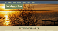 Desktop Screenshot of grays-funeral-home.com